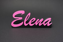 Lade das Bild in den Galerie-Viewer, Namensaufsteller 22cm Breite mit bis zu zwei Farben