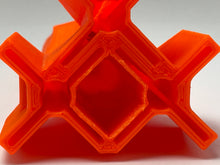 Lade das Bild in den Galerie-Viewer, B-Ware DartCase 3.0 orange durchsichtig / schwarz (270106)